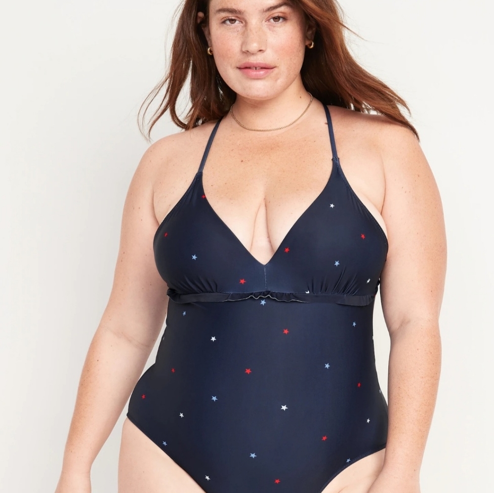 One piece bathing suit